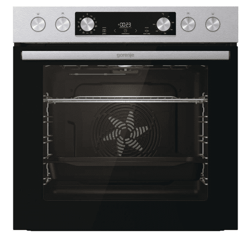 Gorenje Herdset BC6737E02X Einbauherdset inkl. 1-fach Etagenauszug 60cm