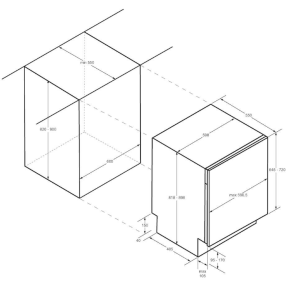 Haier Geschirrspüler 60cm vollintegriert - XI6C3D0FB